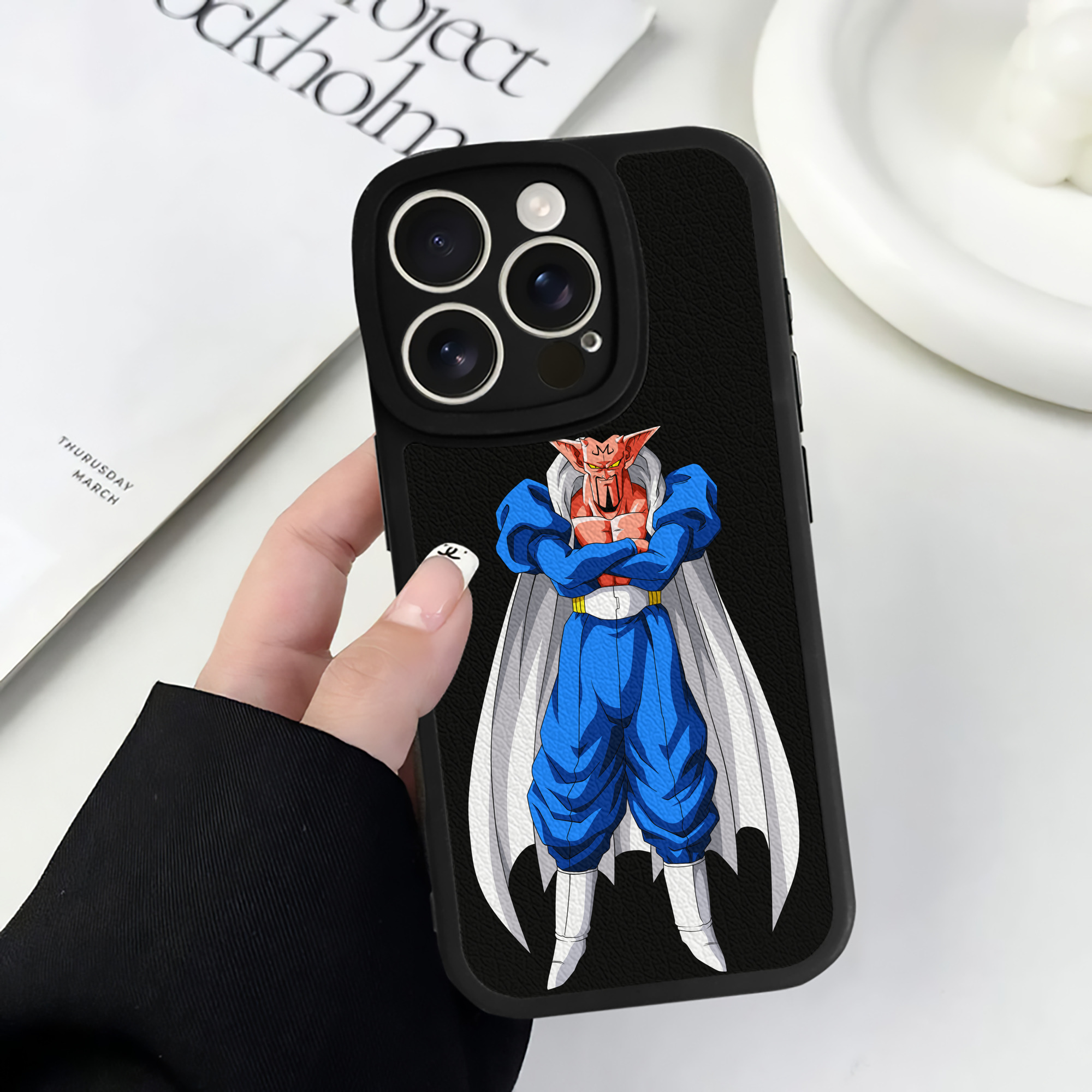 （画像用） ドラゴンボール DRAGON BALL 【iPhone 16シリーズ対応】シリコンスマホケース（レザー調） 材質：シリコン